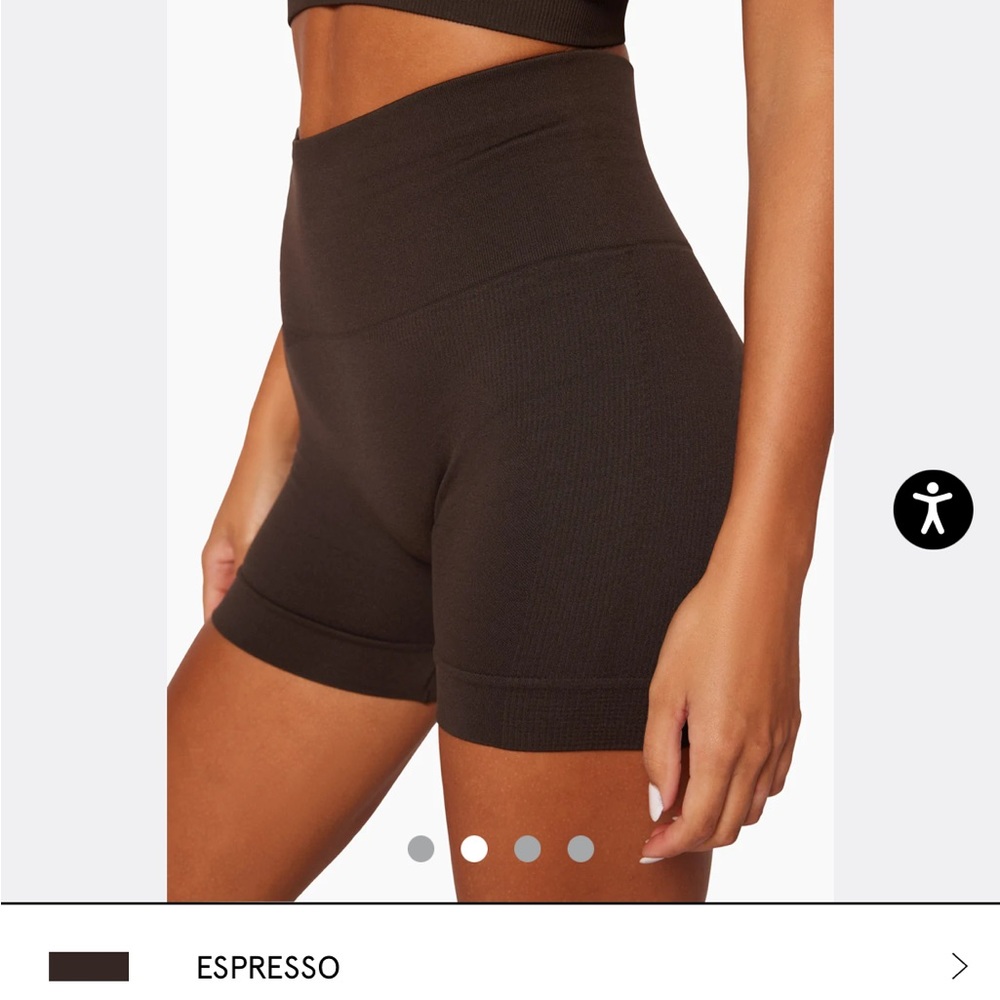 SET ACTIVE Sculptflex Bike Shorts - Espresso